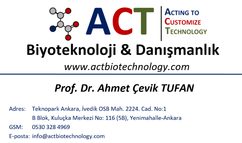 ACT BİYOTEKNOLOJİ VE DANIŞMANLIK Logosu